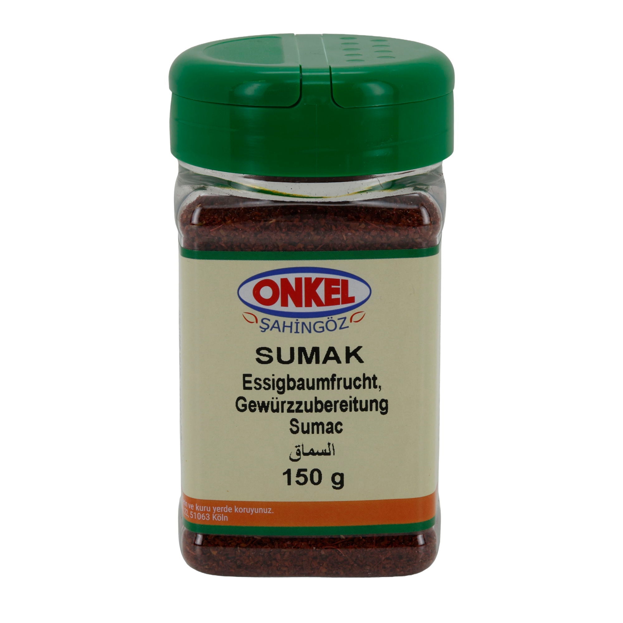 Essigbaumfrucht-Gewürzzubereitung Onkel Şahingöz Sumak | Gewürz | 150 g ONKEL SAHINGÖZ
